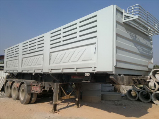 ขายหางเซมิดั้ม 3 เพลา กระบะเหล้ก ยาว 9.50 เมตร อู่.เอส ที สภาพสวย ทะเบียนพร้อม