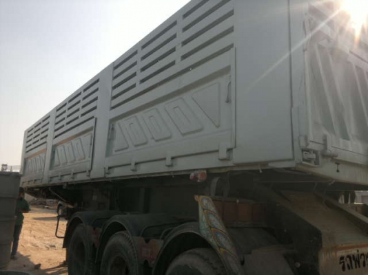 ขายหางเซมิดั้ม 3 เพลา กระบะเหล้ก ยาว 9.50 เมตร อู่.เอส ที สภาพสวย ทะเบียนพร้อม