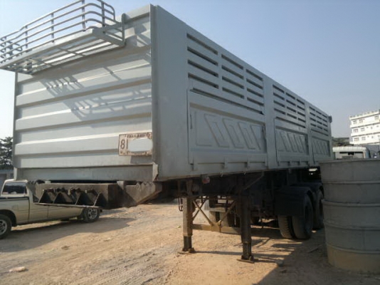 ขายหางเซมิดั้ม 3 เพลา กระบะเหล้ก ยาว 9.50 เมตร อู่.เอส ที สภาพสวย ทะเบียนพร้อม