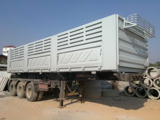 ขายหางเซมิดั้ม 3 เพลา กระบะเหล้ก ยาว 9.50 เมตร อู่.เอส ที สภาพสวย ทะเบียนพร้อม