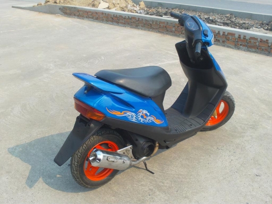 รถป๊อป honda dio af27 ดิสต์หน้า เครื่องฟิตใหม่ ชุดสีใหม่ ระบบไฟติดทุกดวง