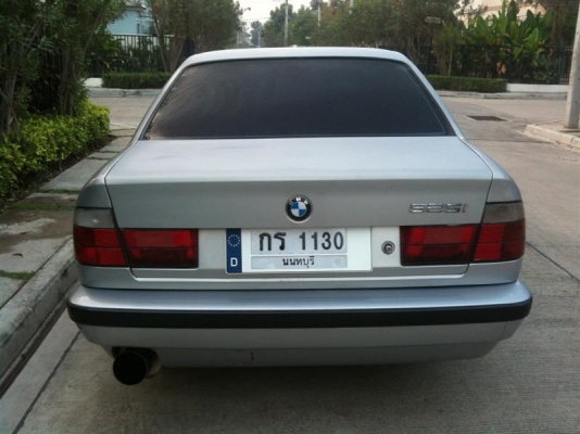 BMW E 34 525 i ปี 89 เกียร์ AUTO วาง1J ของแต่งเพียบ ประกันชั้น 3