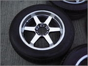 แม็ก 18 TE37 JAPAN 6รู กระบะ เบามาก + ยางใหญ่ *** 15500