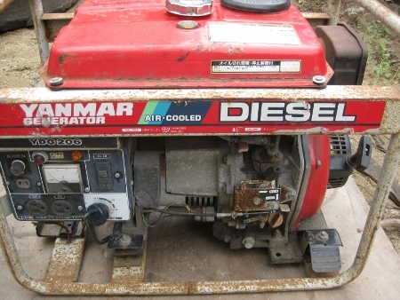 ขาย-เครื่องปั่นไฟ 2 KVA ยี่ห้อ YANMAR เครื่องยนต์ดีเซล ของมือสองมาจากญี่ปุ่นโดยตรง