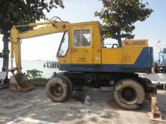 แบ็คโฮล้อยาง KOMATSU PW100-1 เครื่องดี ปั้มแรง