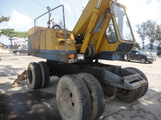 แบ็คโฮล้อยาง KOMATSU PW100-1 เครื่องดี ปั้มแรง