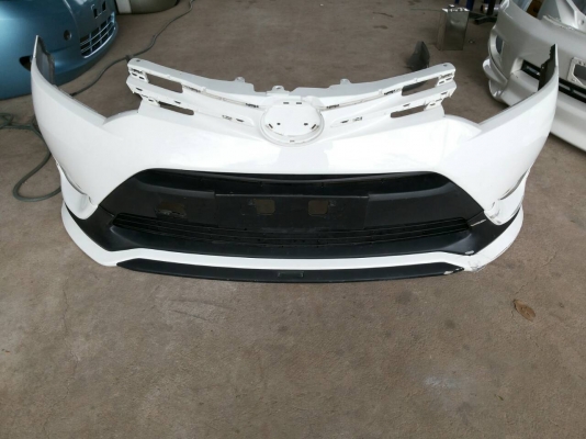 กันชนหน้าติด Skirt All New Vios TRD Sportivo  ของแท้มือสอง