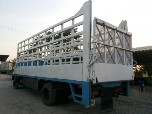 รถบรรทุก 6 ล้อใหญ่ HINO รุ่น FF3HPKA ปี 2541 มีลิฟท์หลัง เบรคทิฟฟี่ ยาง 7.2 ม.ราคา 580,000 บ.รถอยู่สระบุรี