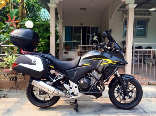 นาทีทอง cb500x โฉมใหม่ ปี 2015 วิ่ง 2000โล แต่งล้น