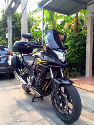 นาทีทอง cb500x โฉมใหม่ ปี 2015 วิ่ง 2000โล แต่งล้น