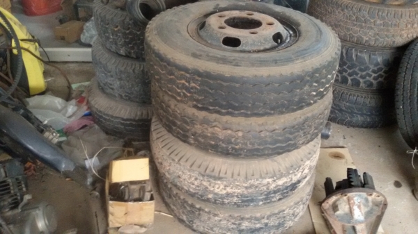 ขายกะทะ 6 ล้อพร้อมยาง