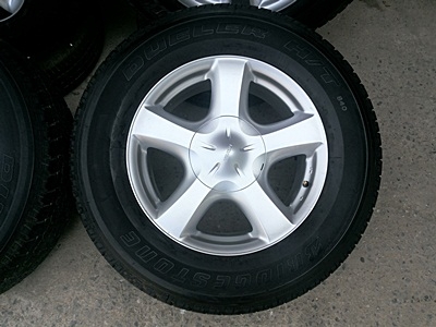 ขายล้อแม็กISUZU All New ขอบ17ยาง255/65/17 ปี2813  4 ล้อ