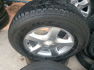 ขายล้อแม็กISUZU All New ขอบ17ยาง255/65/17 ปี2813  4 ล้อ