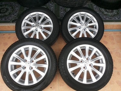 ขายล้อแม็กTOYOTA VIOS12 ก้านยางDUNLOP  ปี13  4 ล้อ