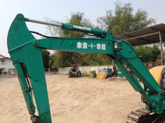 แบคโฮเล็ก KOMATSU PC35MR-1 เก่าญี่ปุ่นแท้ แทรคเหล็ก สภาพสวยมาก