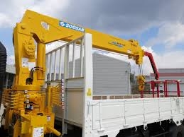 ขายถูกสุดๆเครนติดหลังรถบรรทุก TRUCK MOUNTED CRANE ยี่ห้อ SOOSAN รุ่น SCS ขนาด 5-8