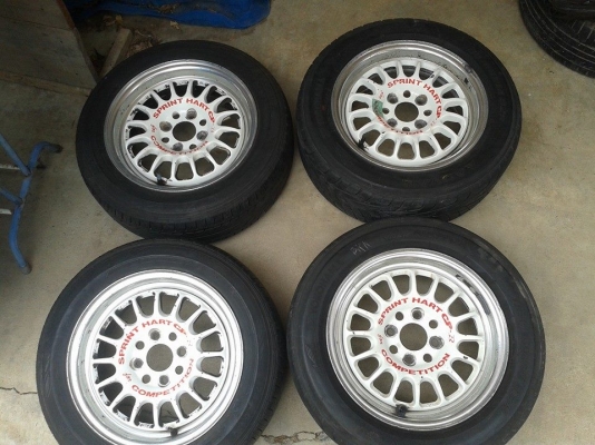 ขายล้อ sprint hart cp r ขอบ 14 4รู 100  made in japan
