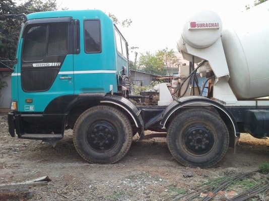 ขายรถโม่ปูน hino 8สูบ 390 แรงม้า หัวนอก 12ล้อ เหมือนใหม่ ราคา 1,500,000