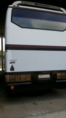 ขายกระดอง รถบัส HINO แอร์ 43 ที่นั่ง สภาพแจ่มแจ๋ว เอาไปต่อเติมได้หลากหลาย