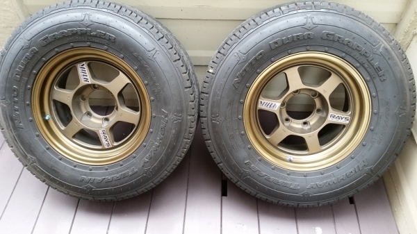 ล้อ te37 พร้อมยาง nitto 265/70 ขอบ16