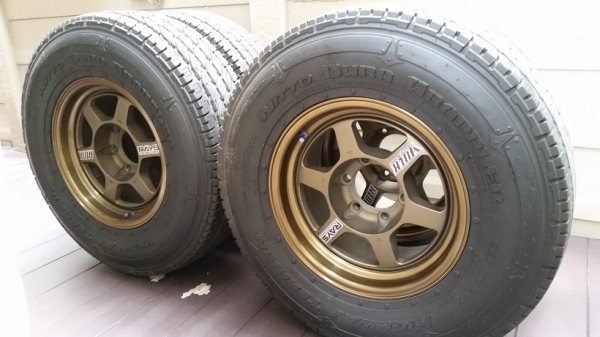 ล้อ te37 พร้อมยาง nitto 265/70 ขอบ16