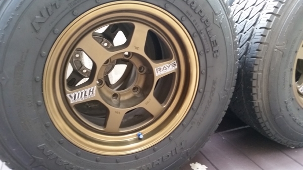ล้อ te37 พร้อมยาง nitto 265/70 ขอบ16