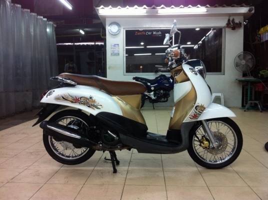 ขออนุญาติขาย Yamaha Fino 115cc. รุ่นท่ออาร์ม สีขาวมุก โอนให้ฟรีครับ ขออนุญาติขาย Yamaha Fino 115cc. รุ่นท่ออาร์ม สีขาวมุก โอนให้ฟรีครับ