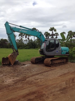 ขายรถแมคโคร kobelco sk120-5 super เครื่องดี ปั๊มดี ไฟฟ้าครบ ราคาต่อรองได้อีก