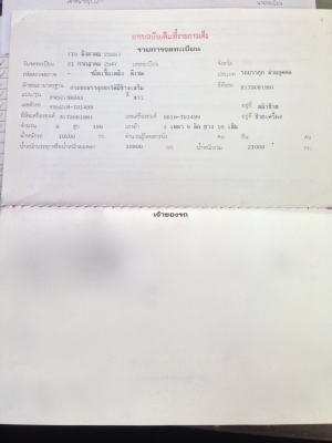 รถมิตซู 10 ล้อดั้ม FN527M - TD  191 แรงม้า. ปี 47  สนใจติดต่อ 081 - 6079515