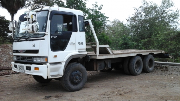 ขายด่วนรถสิบล้อHINOZMเครือง260แรงรถเทนเลอร์ลากแบคโฮ