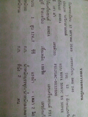 ขายรถมอเตอร์ไซค์. โซนิก 125 สภาพดี