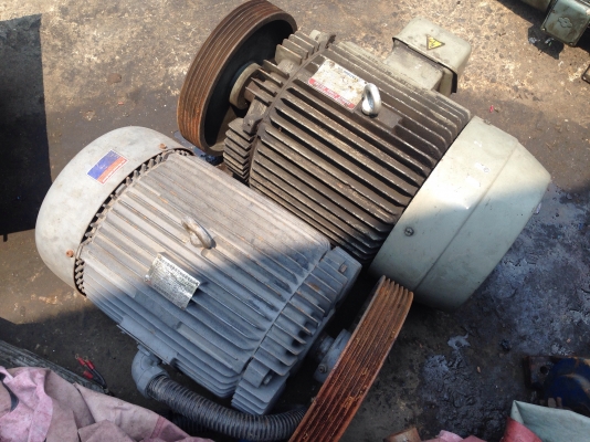 ขายมอเตอร์ Tatung 50HP. 380V 1450rpm. made in Taiwan สภาพดี วิ่งนิ่ม มี 2 ตัวครับ