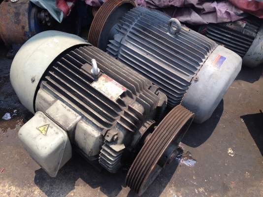 ขายมอเตอร์ Tatung 50HP. 380V 1450rpm. made in Taiwan สภาพดี วิ่งนิ่ม มี 2 ตัวครับ