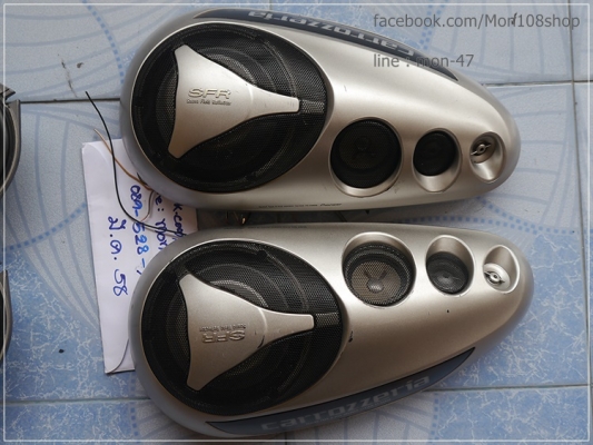 ลำโพงกล่อง Pioneer 120W 4-Way มีไฟสวยงาม