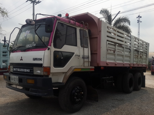 ขายรถ 10 ล้อดั้มพ์ 2 เพลา มิตซูบิชิ ฟูโซ่ FN527-TF เครื่อง 6D17 = 210 แรงม้า หัวเดิม ครัซซีเดิม ช่วงล่างดี ครัซซีสวย