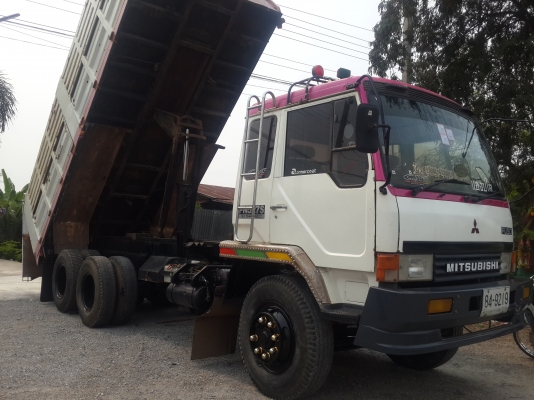 ขายรถ 10 ล้อดั้มพ์ 2 เพลา มิตซูบิชิ ฟูโซ่ FN527-TF เครื่อง 6D17 = 210 แรงม้า หัวเดิม ครัซซีเดิม ช่วงล่างดี ครัซซีสวย