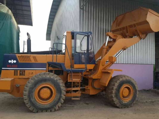 ขายรถตักล้อยาง KOMATSU WA 400-1 สภาพสวยพร้อมใช้เอกสารใบสัญญาซื้อขาย