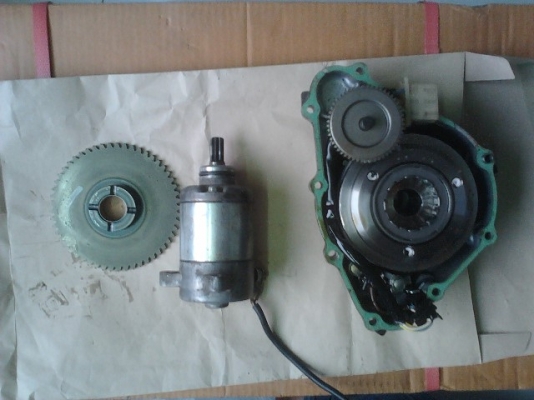 ชุดสตาร์ทมือ เวฟ 125 i ตัวท่อดำ