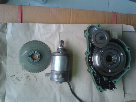 ชุดสตาร์ทมือ เวฟ 125 i ตัวท่อดำ