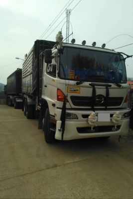 ขาย HINO 320 พ่วงแม่+ลูกดั๊ม กระบะเนียม รถปี 49