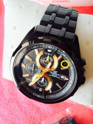 CASIO EDIFICE EFR-536BK-1A9 Neon Illuminator CASIO EDIFICE EFR-536BK-1A9 Neon Illuminator