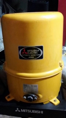 ขายปั้มน้ำอัตโนมัติ MITSUBISHI WP-305Q3 ขนาด 300 วัตต์ สภาพดี,ไม่มีผุ