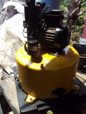 ขายปั้มน้ำอัตโนมัติ MITSUBISHI WP-305Q3 ขนาด 300 วัตต์ สภาพดี,ไม่มีผุ