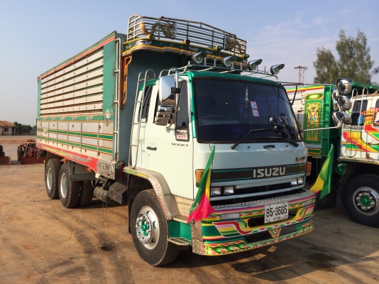 ขายด่วนสิบล้อดั้ม 195 เพลาเดียว ปี40 FVM33-Txxxxx ยางดี แอร์เย็น จัดแนนซ์ได้ ดอกเบี้ยถูก