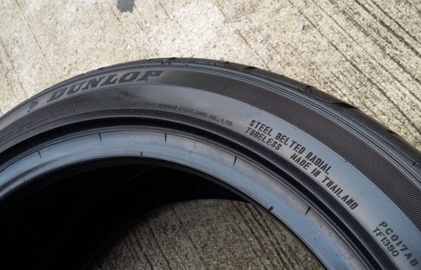 ยาง,205-45-16 DUNLOP LM703 ปี12 ดอกหนาไม่ปะสี่เส้น 3,500