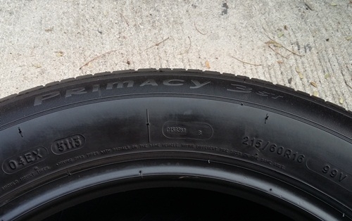 าง,215-60-16 MICHERLIN PRIMACY 3ST ปี5113 สวยๆชุด 4,900