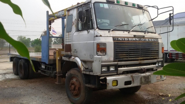 นิสสันUD.2เพลา.เครื่องPE6-275โบว์.ติดเครนยูนิค3ตัน3ปลอก2ชักท้องV.รวมเครน7,20เมตร.ราคา.680,000..