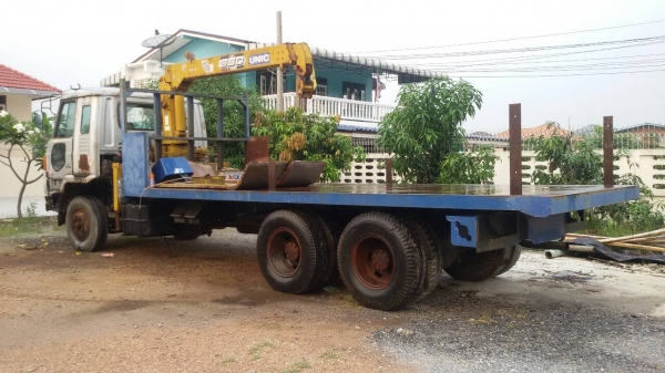 นิสสันUD.2เพลา.เครื่องPE6-275โบว์.ติดเครนยูนิค3ตัน3ปลอก2ชักท้องV.รวมเครน7,20เมตร.ราคา.680,000..