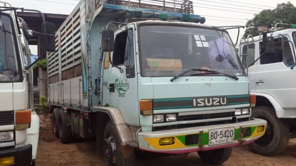 ขายรถบรรทุก กระมิเนียมร่อง 10ล้อ1เพลา มือเดียวป้ายแดง ISUZU ROCKY175 FVM12 MYห้างแท้ พ.เพาเวอร์เบรคทิ๊ฟฟี่ แชชซีสวย เพลาใหญ่200 สภาพพร้อมใช้งาน เอกสารเล่มทะเบียนพร้อมโอน ยางดี