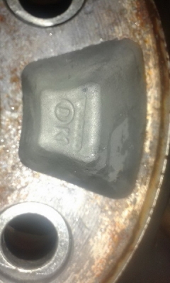 ขายล้อVolvoแท้รุ่นTitanขอบ17กว้าง7off43ติดยางดอกหนาปี12สวย